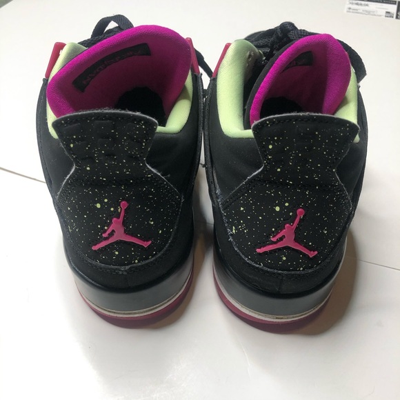 Nike Jordan 4 Fuchsia Flash Lime - Picture 4 of 7